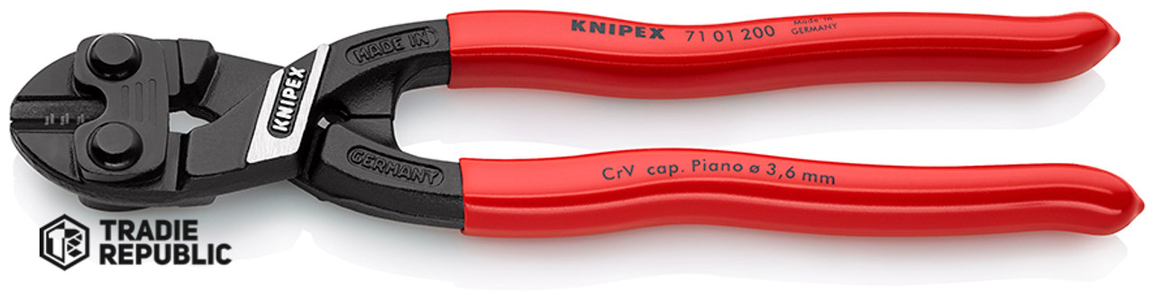 7101200R Knipex CoBolt Compact Bolt Cutter 200mm Robust