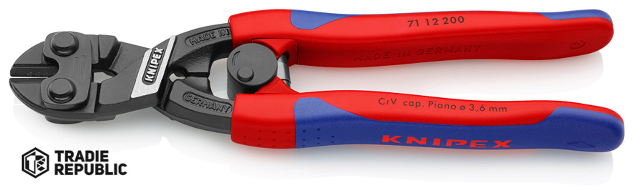 7112200 Knipex CoBolt Compact Bolt Cutter With Spring 200mm MulitGrip