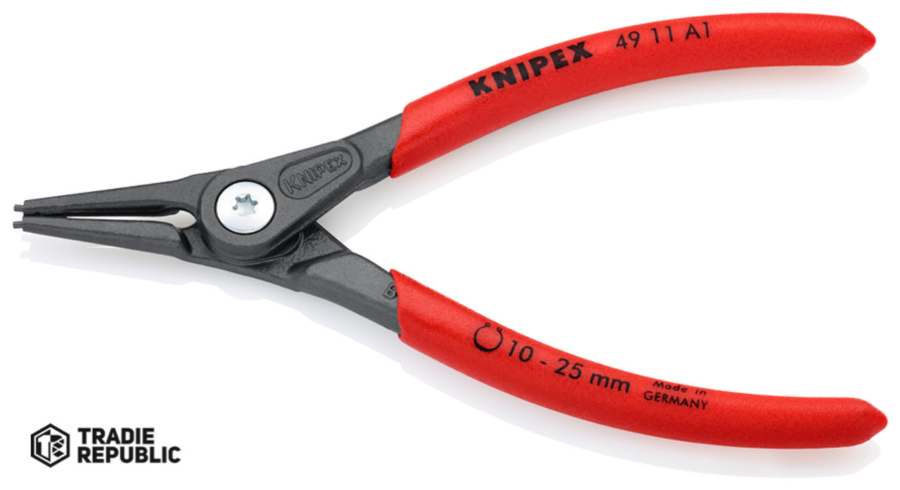 4911A1 Knipex Precision Circlip Pliers External Straight 140mm