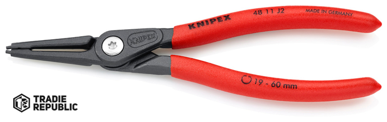 4811J2 Knipex Precision Circlip Pliers Internal Straight 180mm