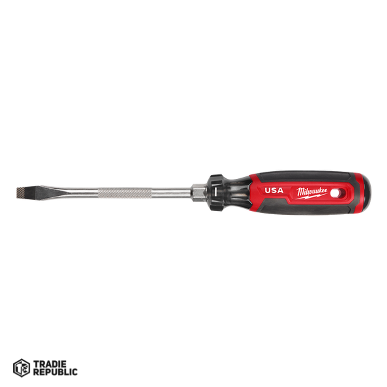 MT207 Milwaukee Cushion Grip Slotted 5/16in x 6in Screwdriver