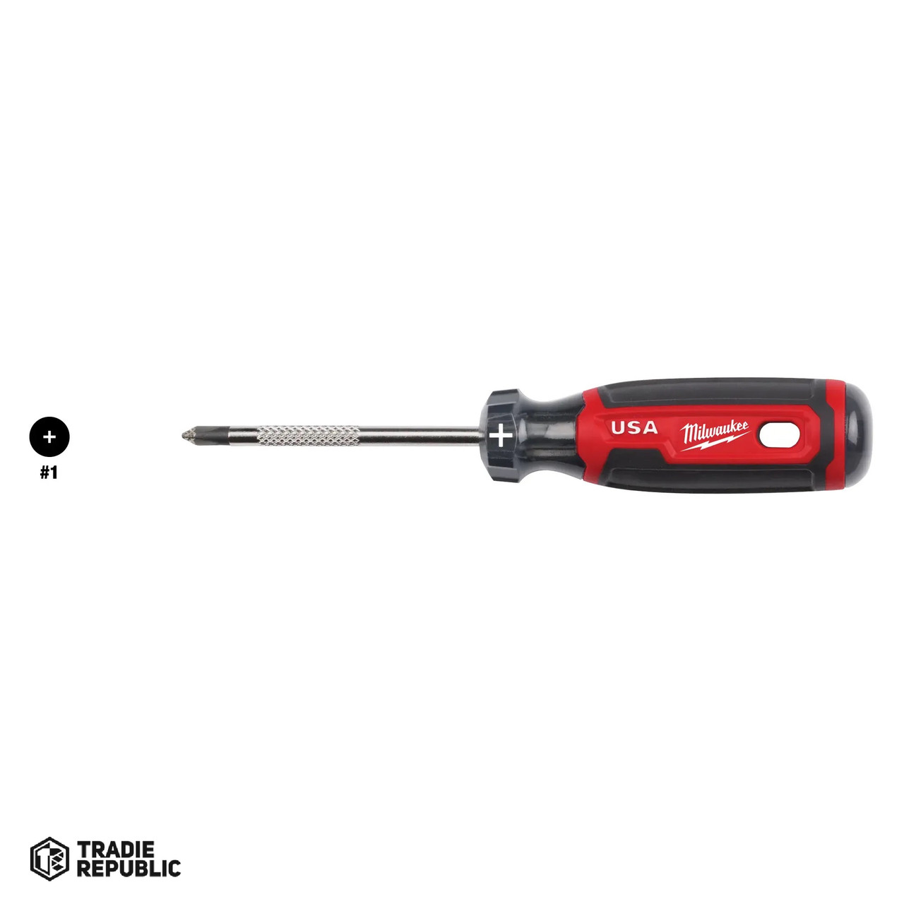 MT201 Milwaukee Cushion Grip Phillips #1 x 3in Screwdriver