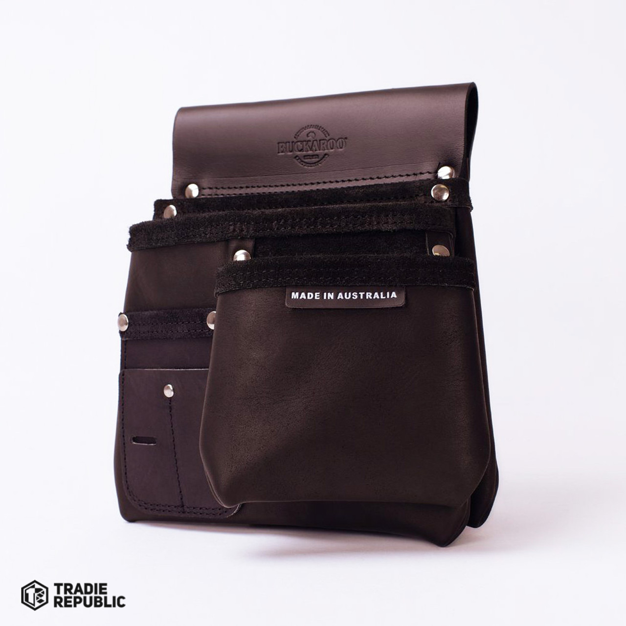 NBS1B Buckaroo 3 Pocket Nailbag - Black