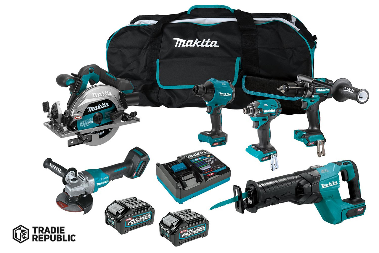 DK0204G601 Makita 40V XGT 6 Piece Combo Kit DK0204G601