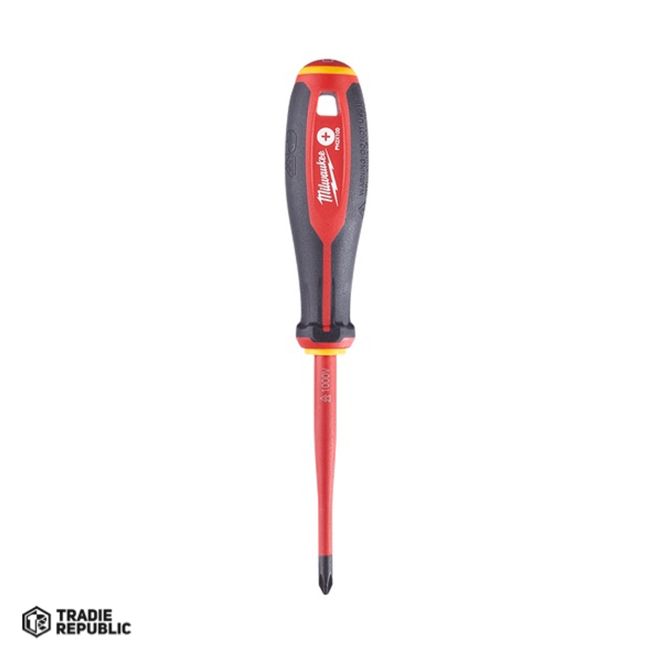 4932478722 Milwaukee VDE Screwdriver PH2 X 100mm