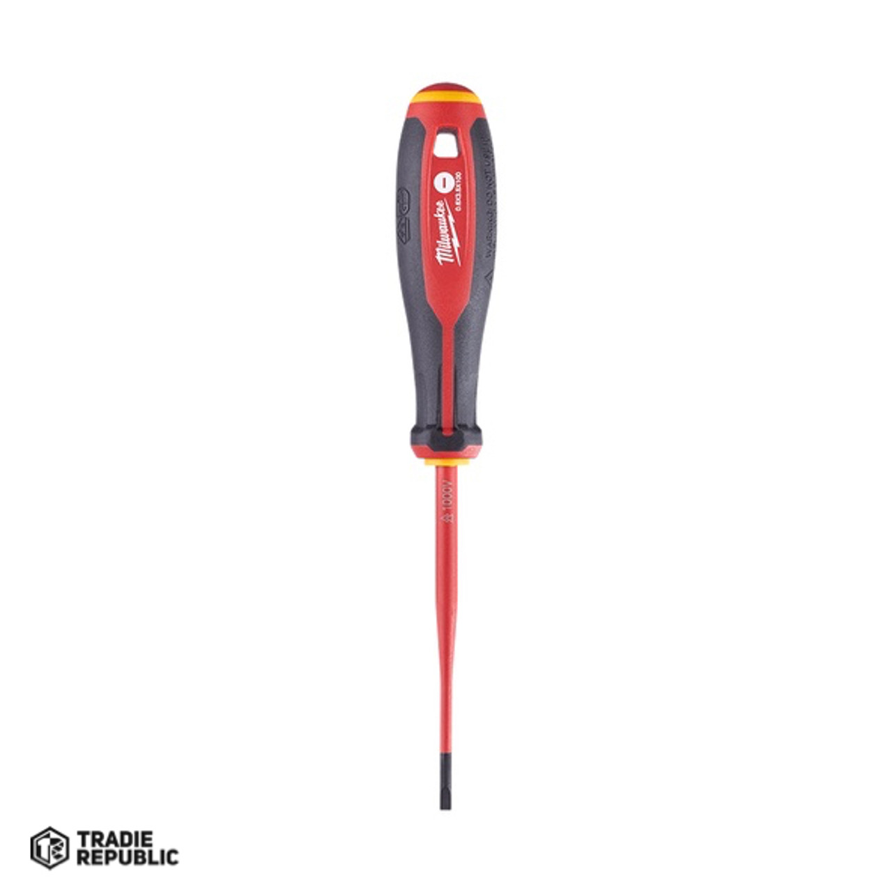 4932478714 Milwaukee VDE Screwdriver Slotted 0.6mm X 3.5mm X 100mm