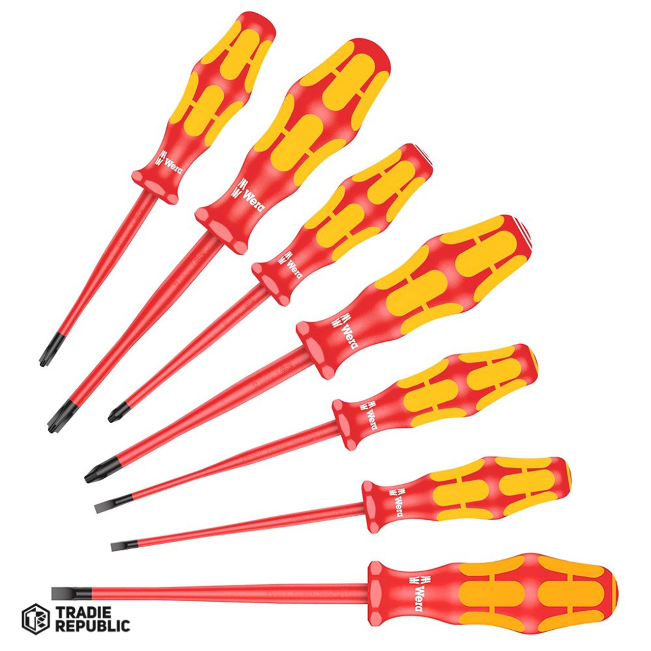 160ISS7 Wera VDE 7piece screwdriver set for Electricians