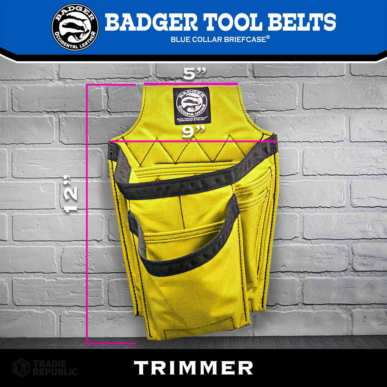 442010LH Badger Trimmer Fastener Bag - Left Handed