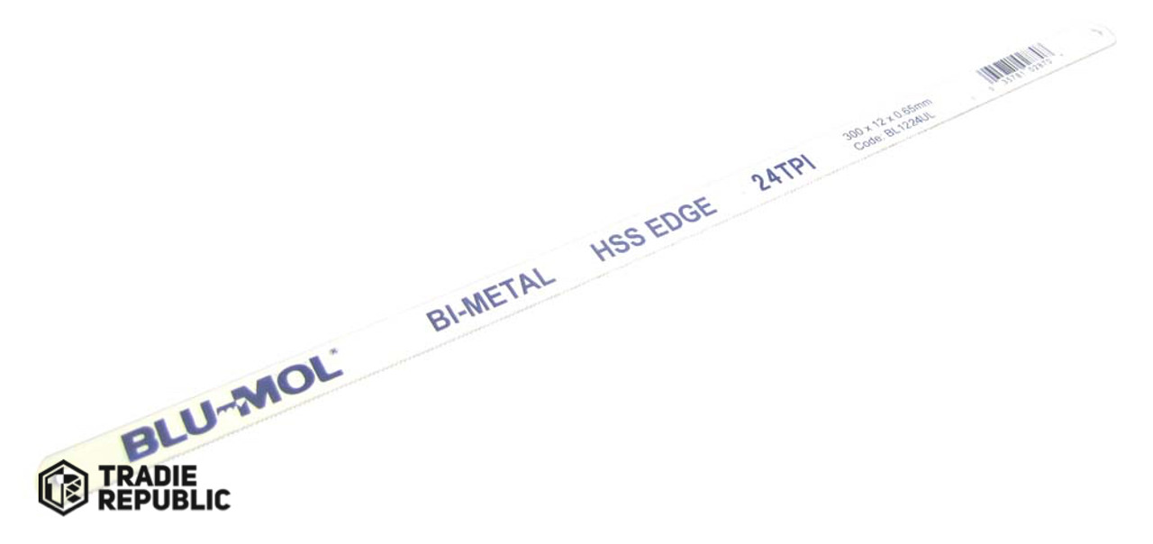 BL1218UL Blu-Mol Hacksaw Blade Bi-Metal 12 x 18TPI (single Pack)