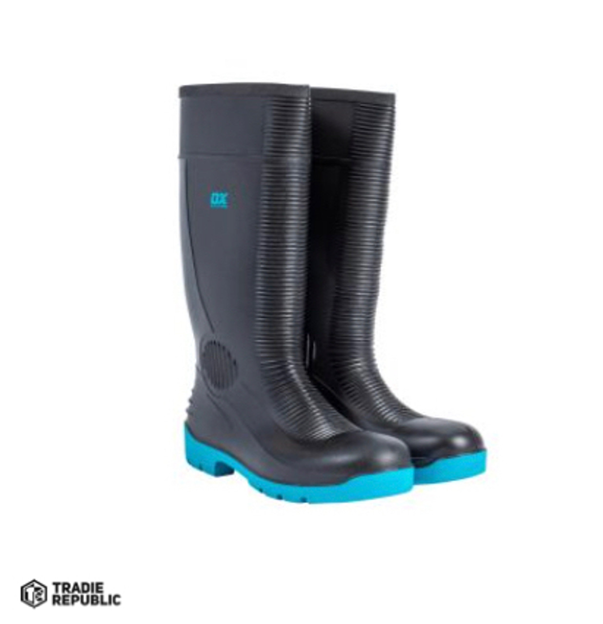 OX-S242409NZ OX Steel Toe Safety Gumboots, Size 9