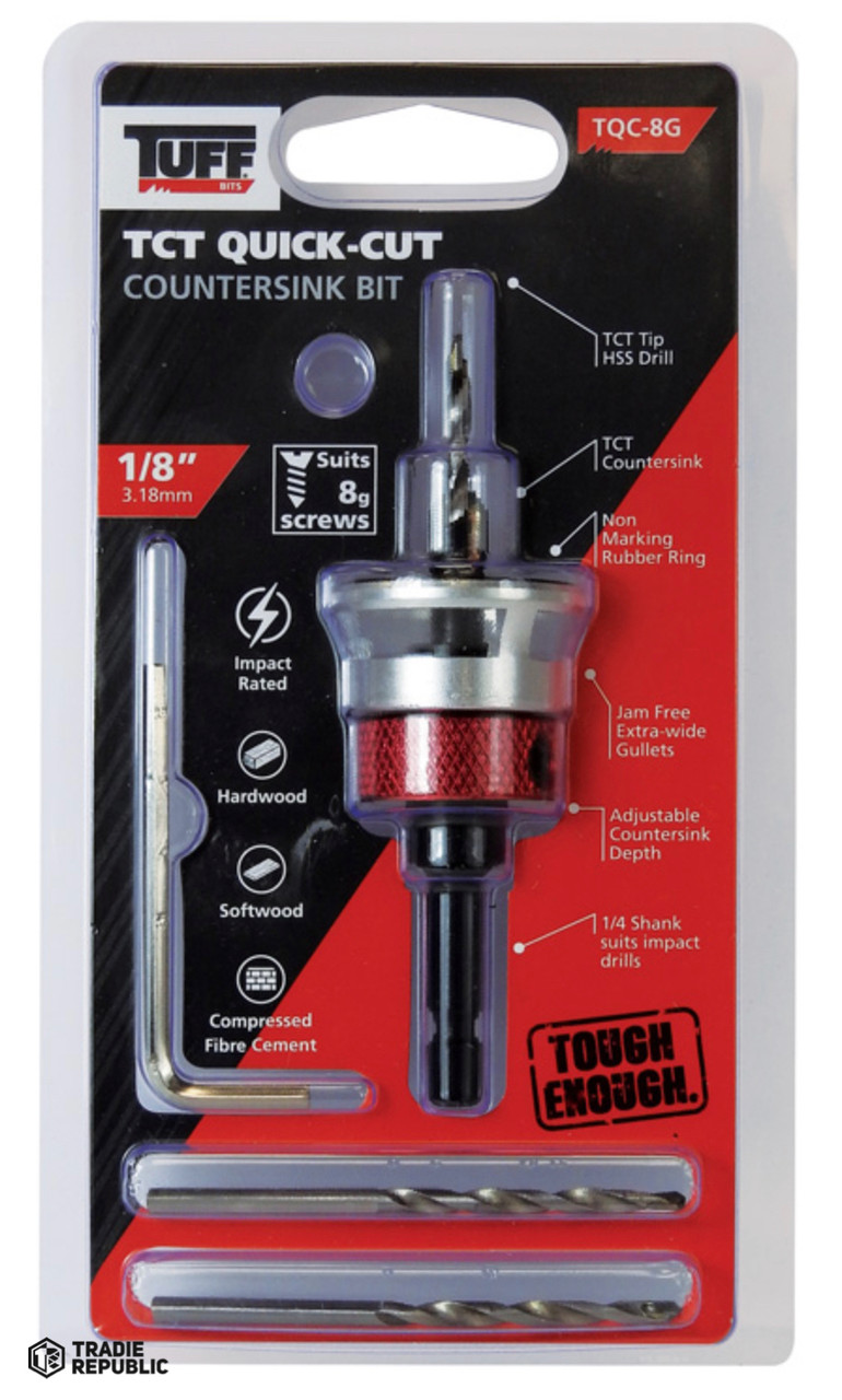 TQC-8G TUFF Quick-Cut Countersink 8G