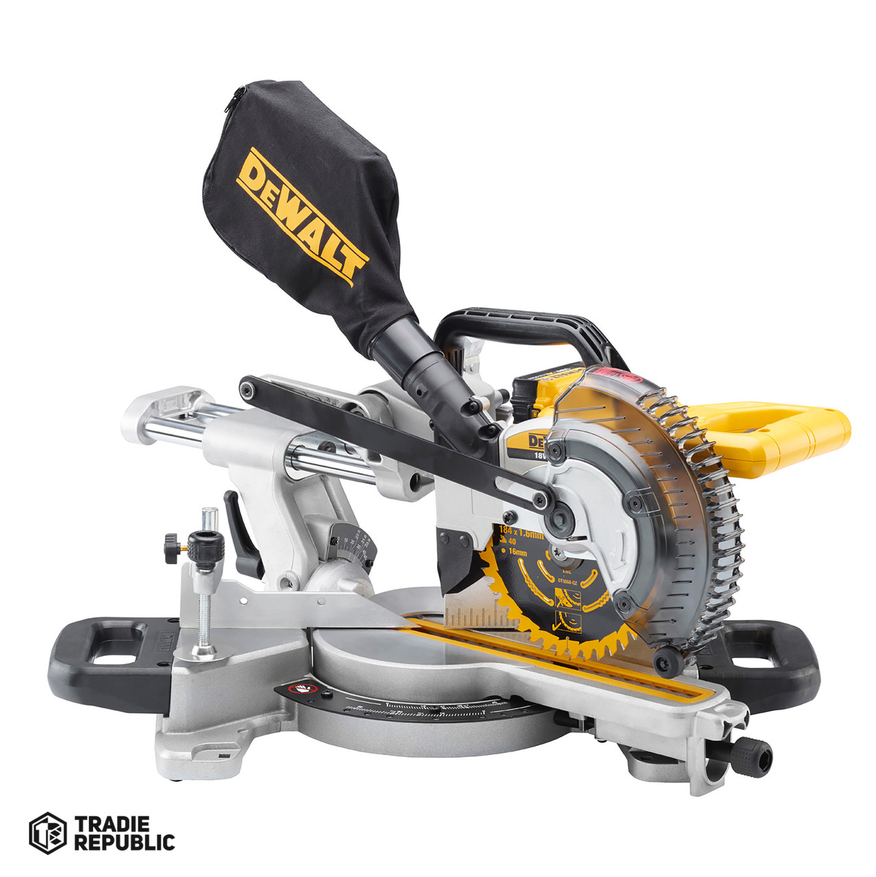 DCS365N-XE DeWALT 18V Cordless Mitre Saw Bare Unit