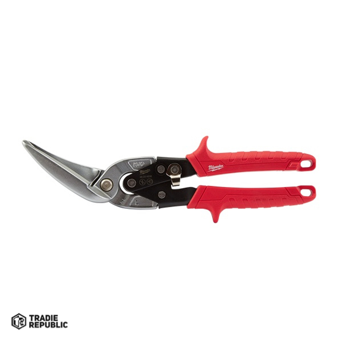 48224538 Milwaukee Tin Offset Long Cut Snips Left