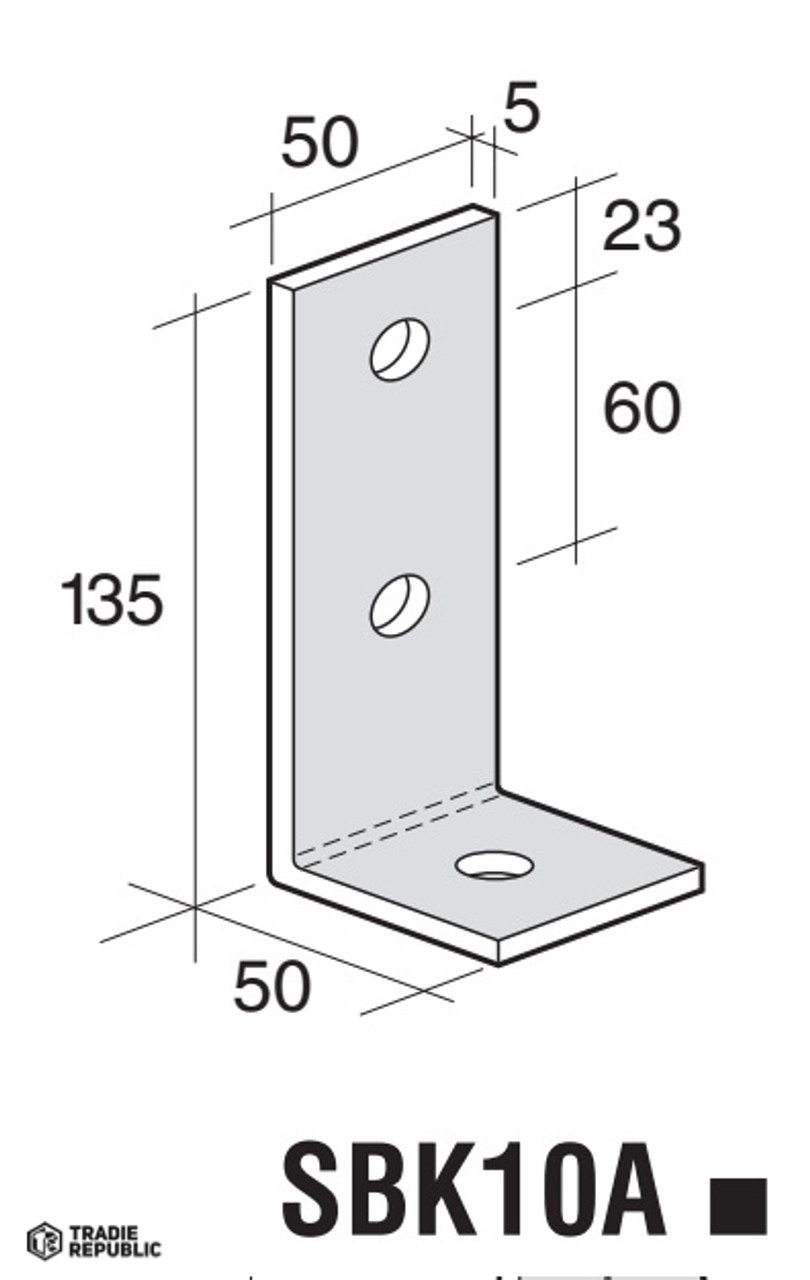 SBK10A Pryda Post Support Bracket SBK10A