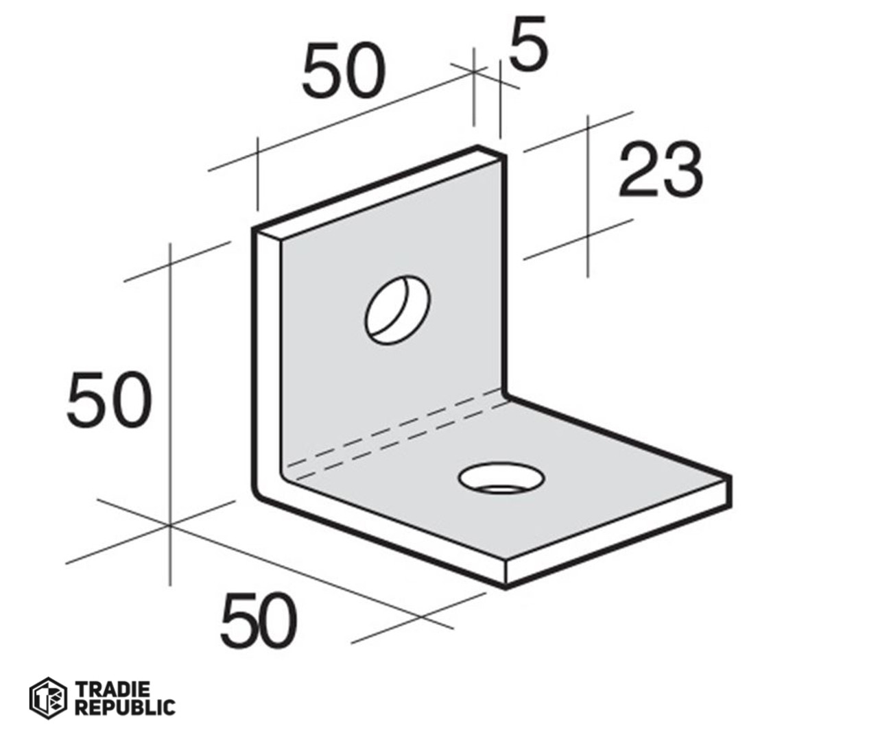 SBK14A/S Pryda Angle Bracket Stainless SBK14A/S