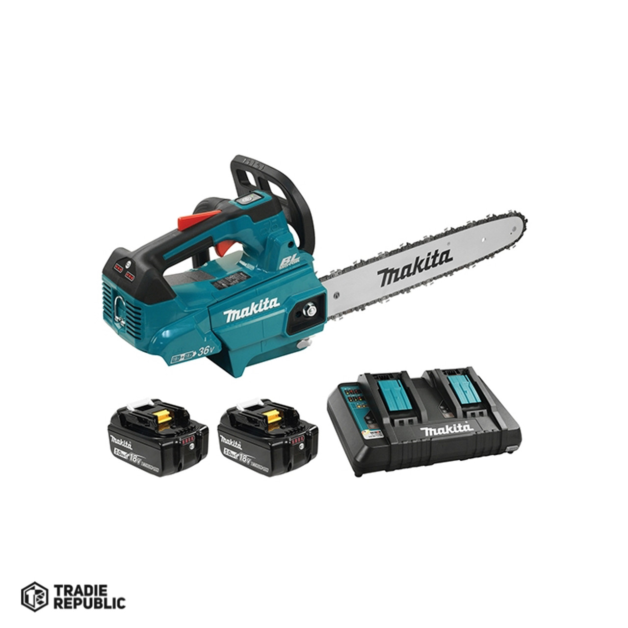 DUC356PT2 Makita 18V X2 (36V) LXT  Brushless  14 Top Handle Chain Saw Kit (5.0Ah)