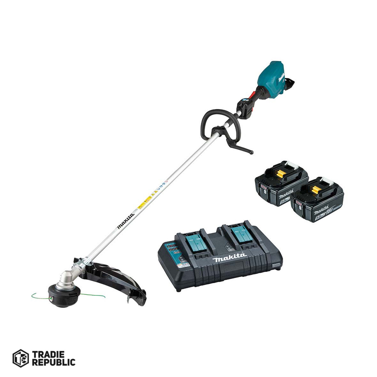 DUR369LPT2 Makita 18V X2 (36V) LXT Brushless 1KW Loop Handle, Line Trimmer, Kit (5.0Ah)