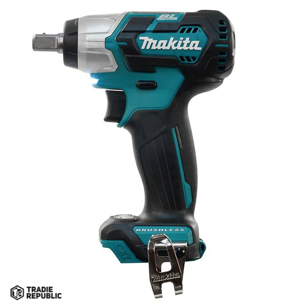 TW161DZ Makita 12V max CXT Brushless 1/2 Sq. Drive Impact Wrench, Tool Only