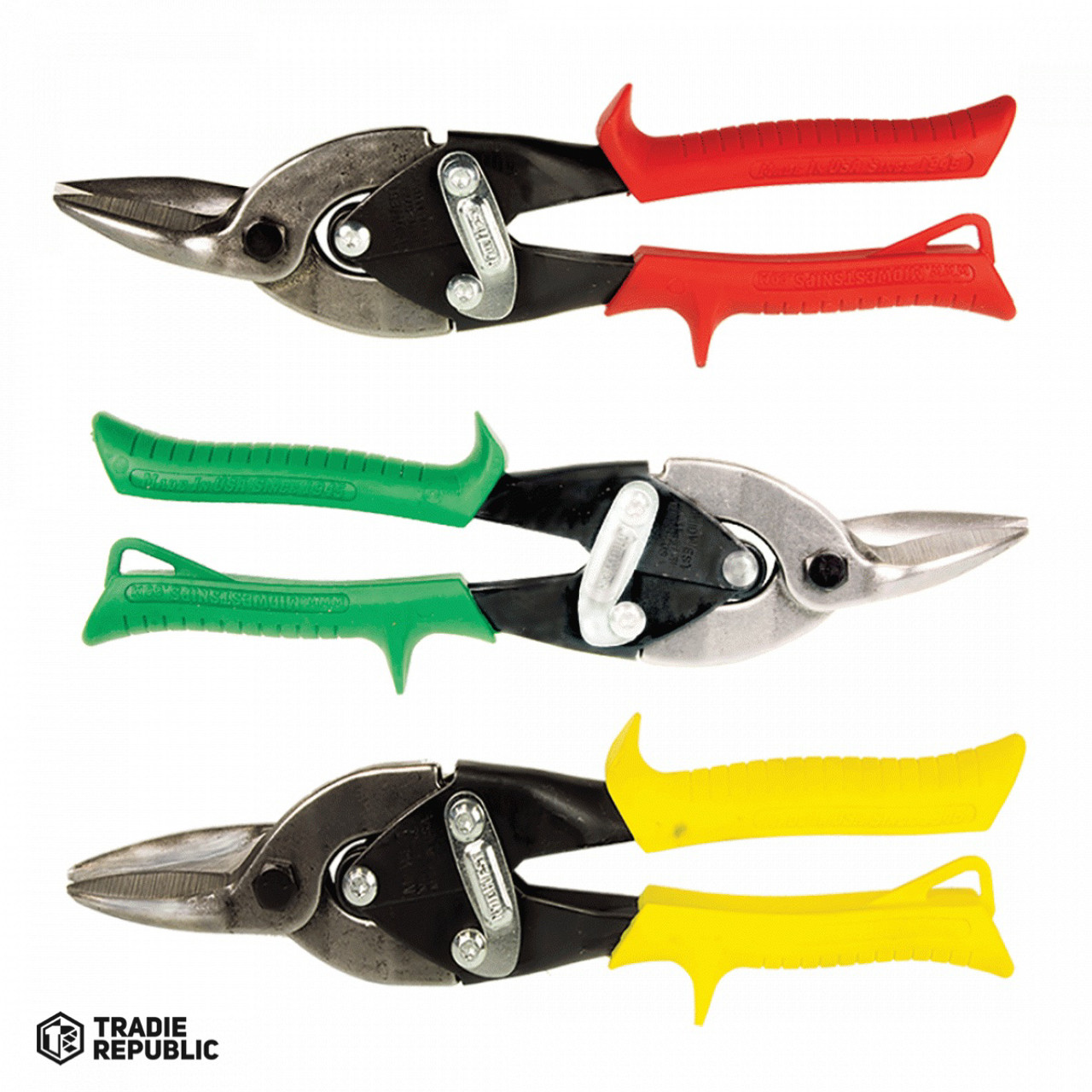 MW6716-SET3 Midwest T-6716 Aviation Snips Combo Pack