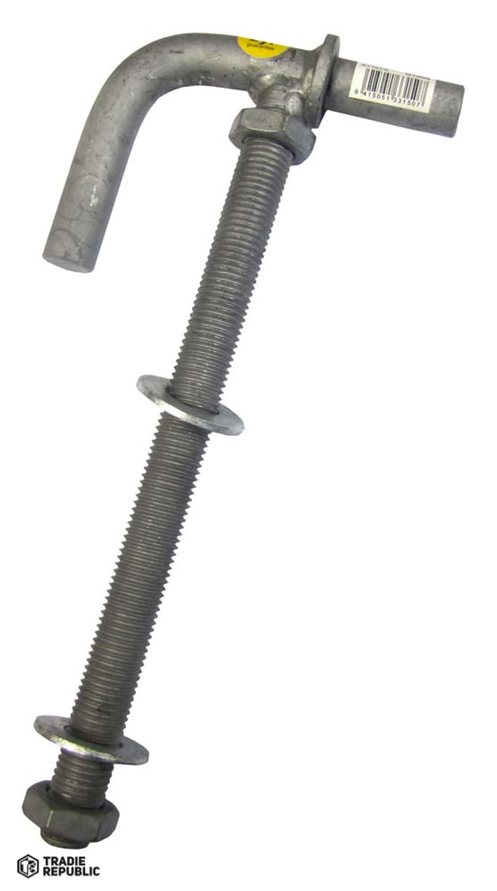 G1015 Gartner 20 x 350mm x 40mm Gudgeon Lock Thru Post