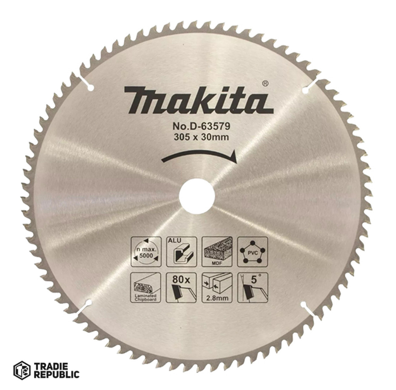 D-63579 Makita MULTI-MAT Tct Blade 305mm 80T