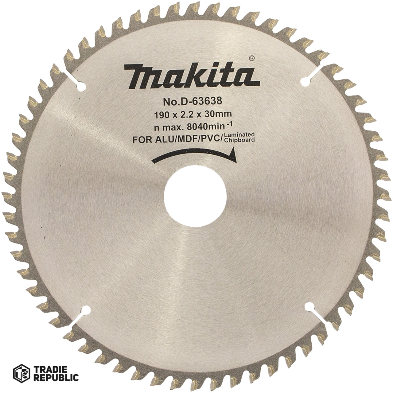 D-63638 Makita MULTI-MAT Tct Blade 190mm 60T