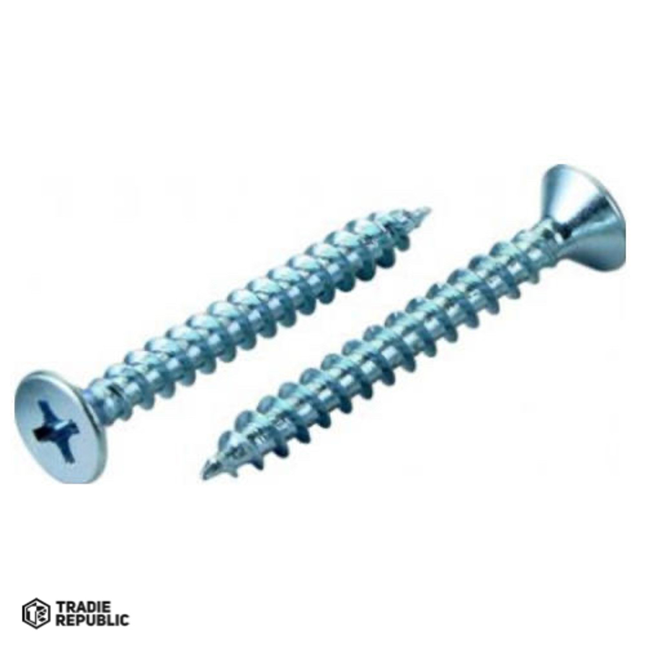  YZ CSK Phillip Drive Silver Chipboard Screw (100 Pieces)