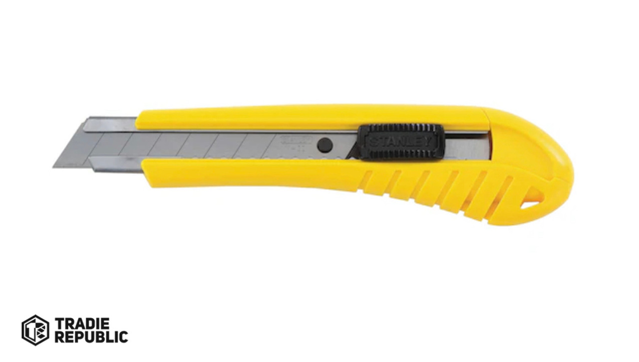 10-280 Stanley Self Locking Snap-Off Blade Knife 18mm