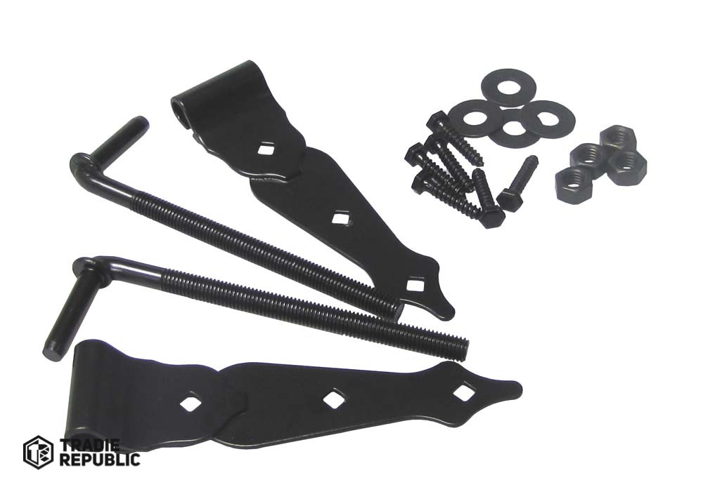 Gartner Gudgeon Bolt Hinge Black DP2 Tradie Republic