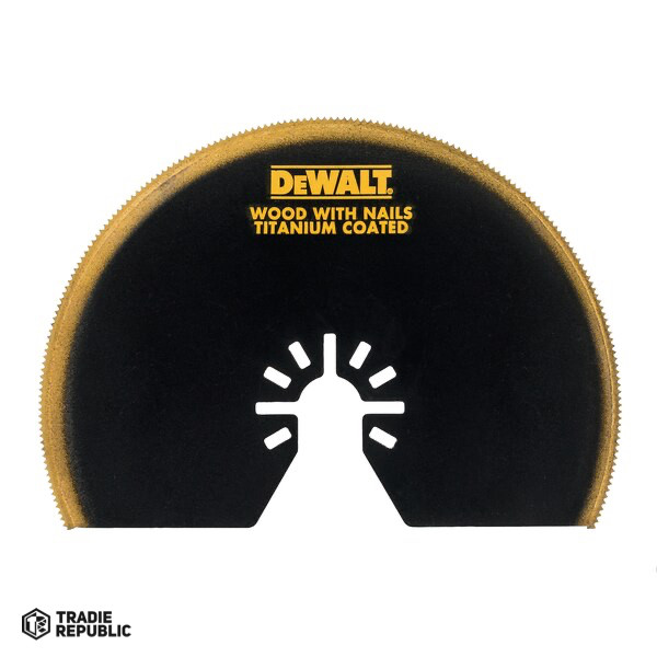 DeWalt MultiTool Semicircle Wood/Nails Blade 102mm Tradie Republic