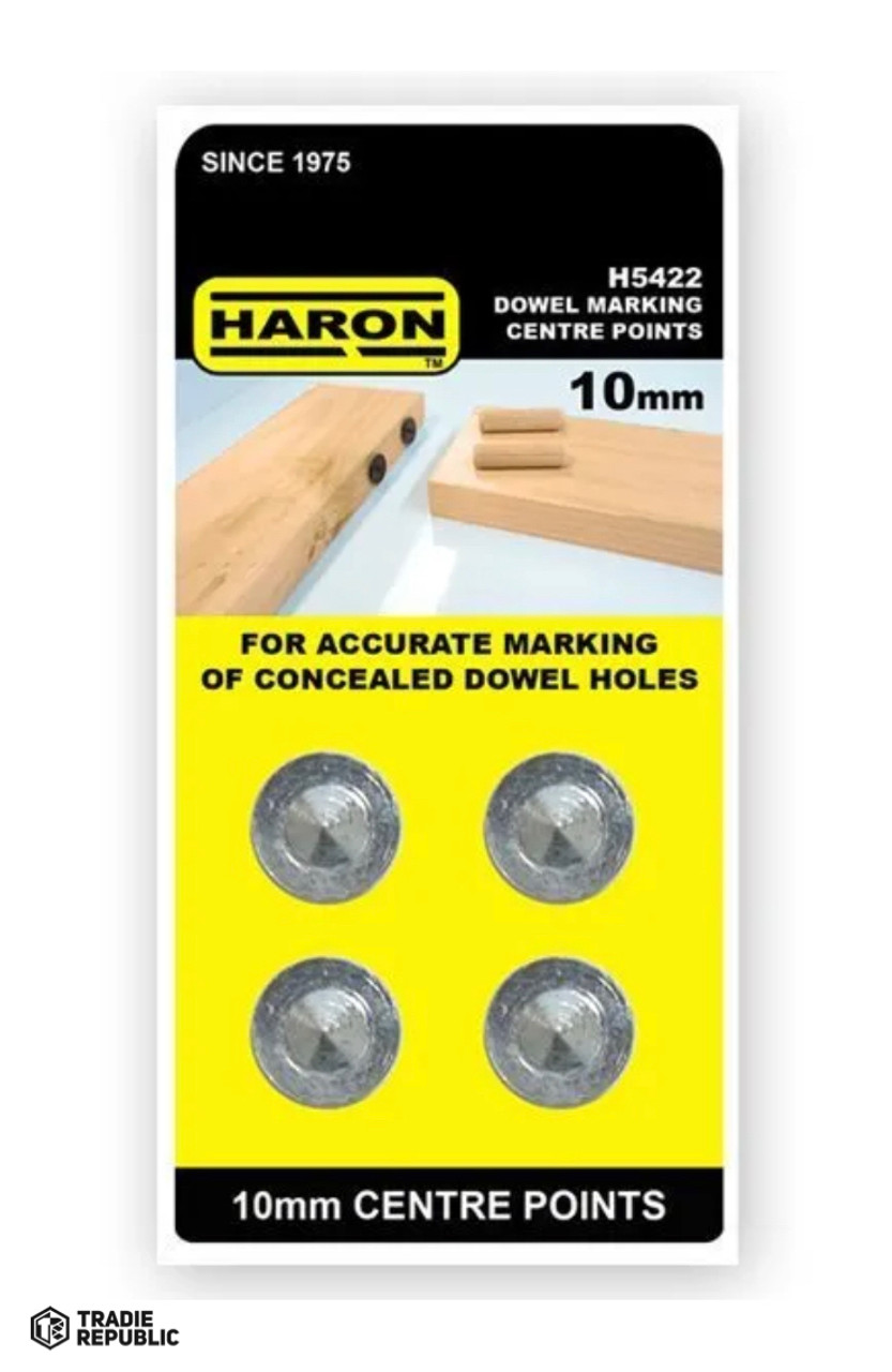 H5422 Haron 10mm (4) Dowel Centre Points H5422