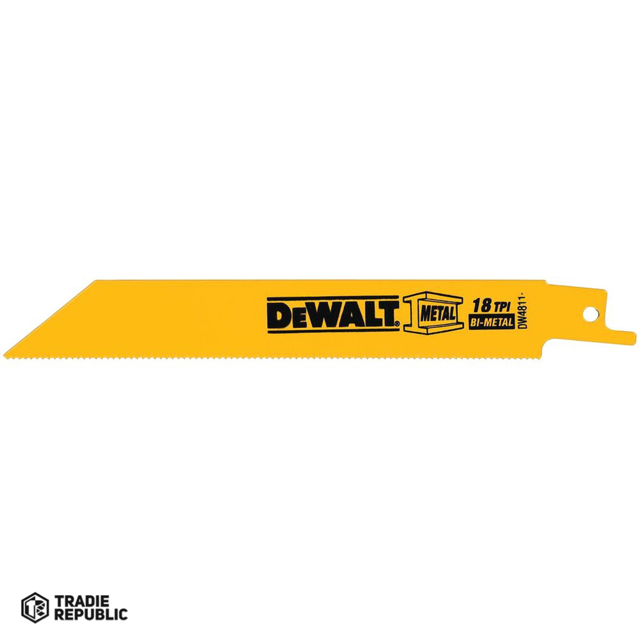 DW4811 DeWalt Recip Blade Metal 152mm (6) 18TPI 5Pc