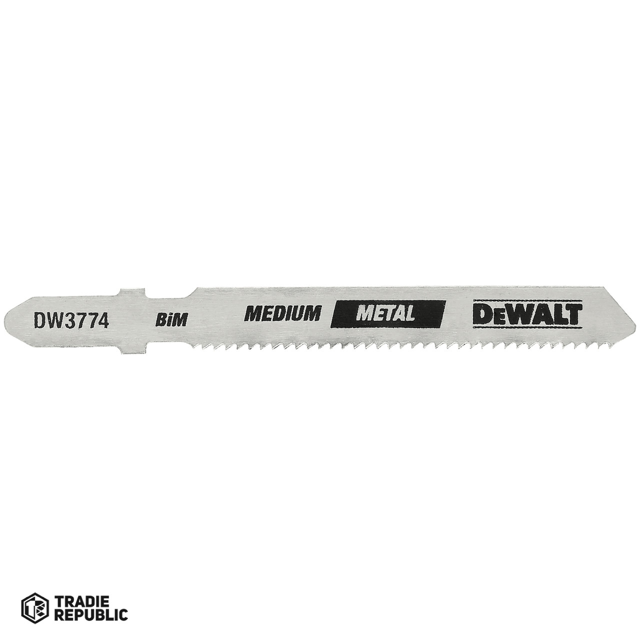 DW3774-5 DeWalt Jigsaw Blade 76mm 18TPI Metal 5Pc Bi-Metal