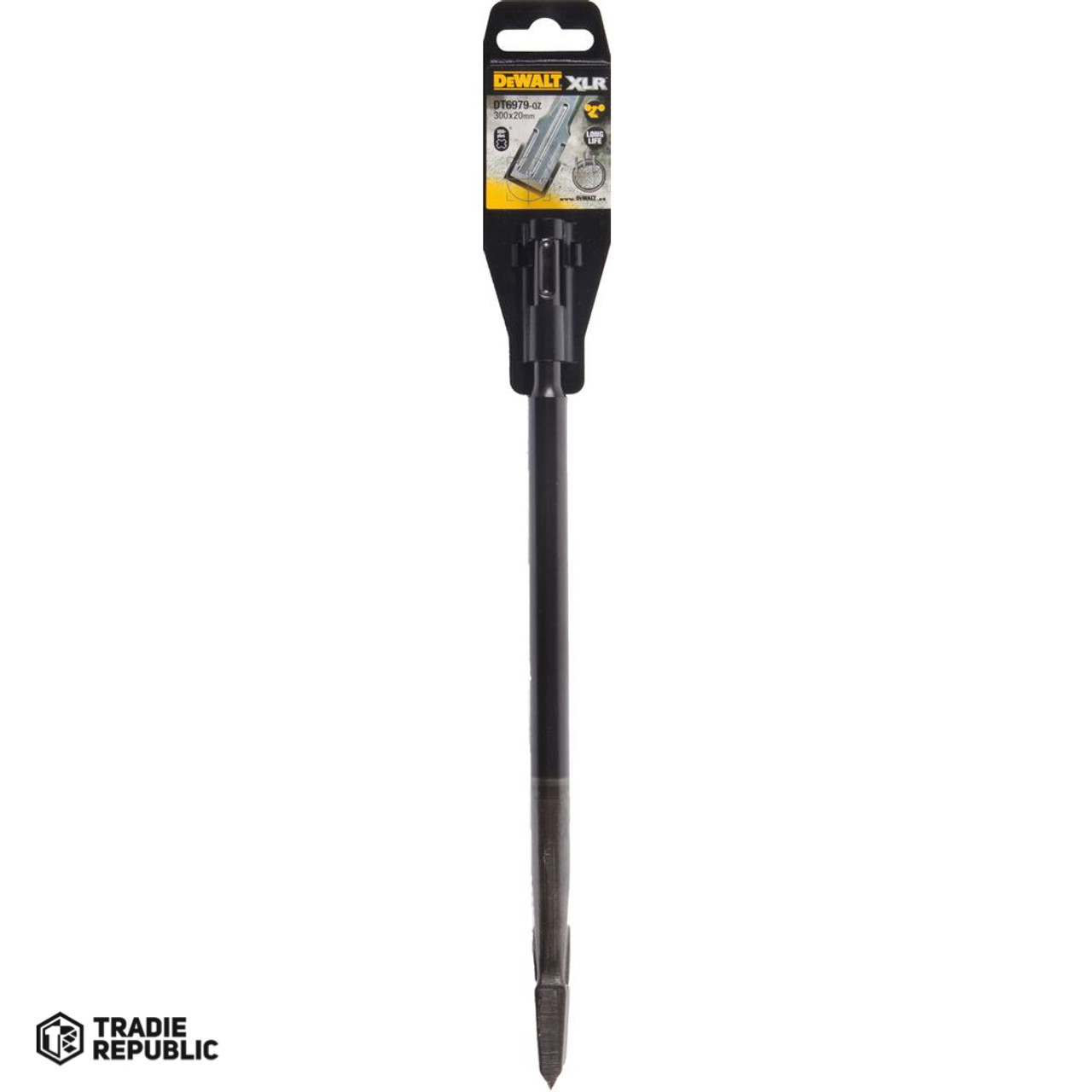 DT6979-QZ DeWalt SDS Plus Xlr Chisel 20mm Flat 300mm