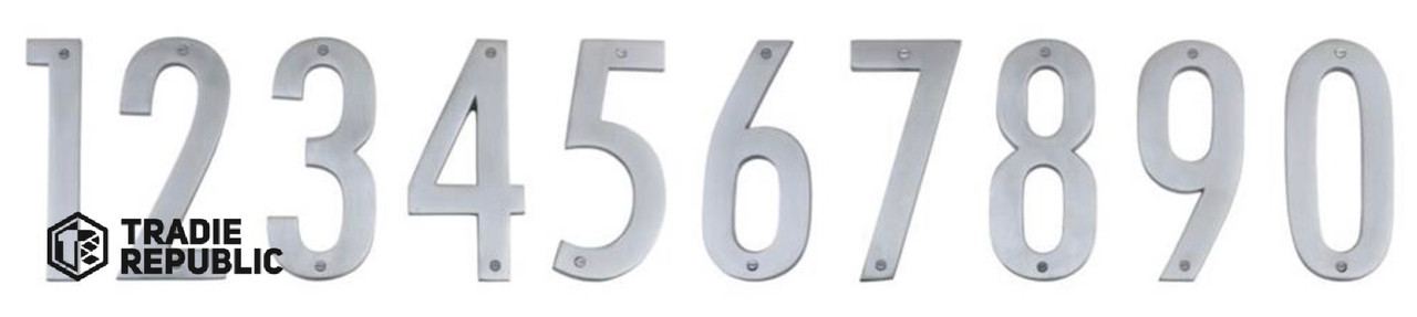 5252-7-SC Windsor Numeral 7 Satin Chrome 76mm  - #7