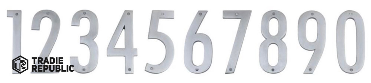 5252-9-SC Windsor Numeral 9 Satin Chrome 76mm  - #9