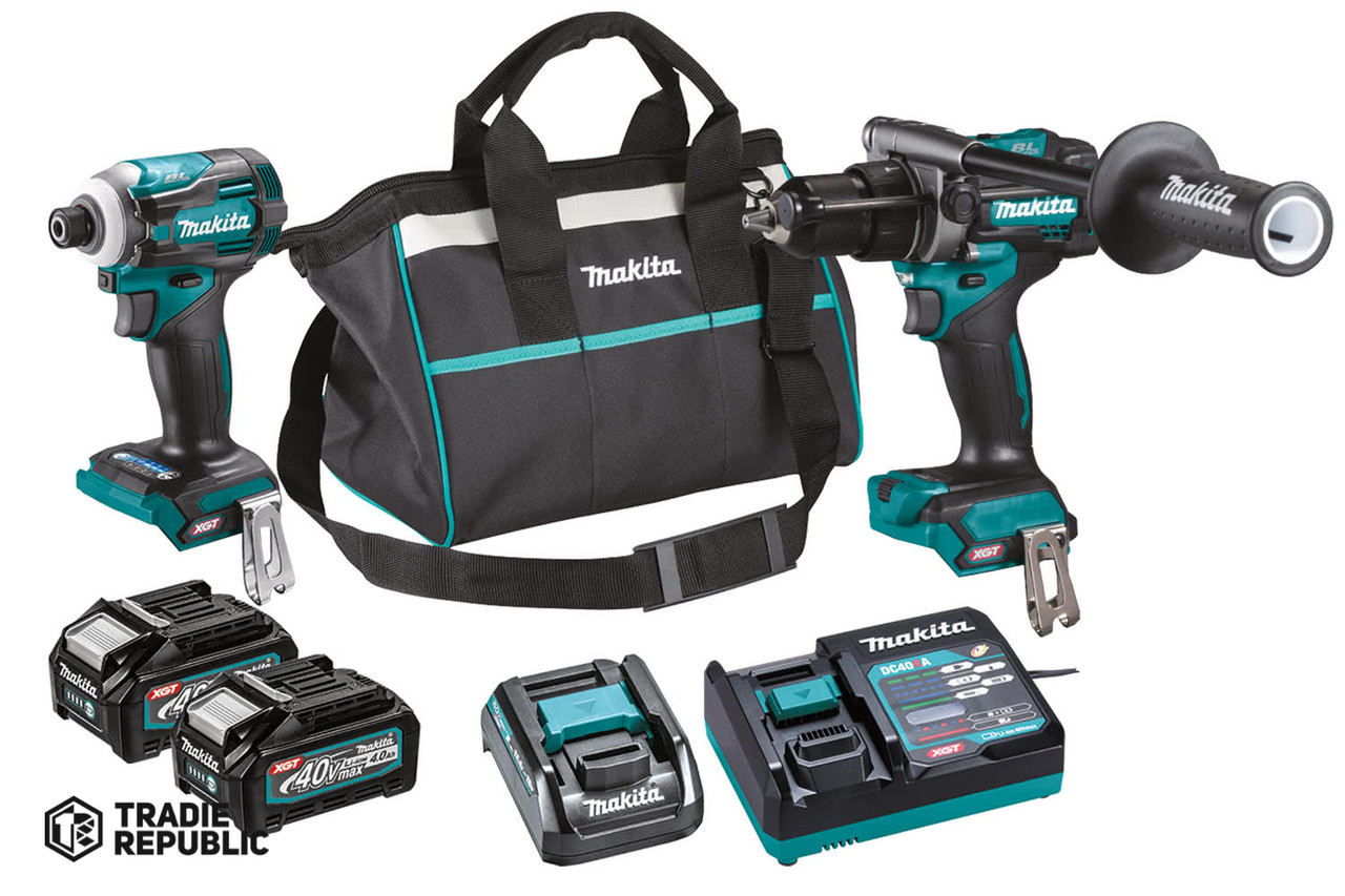 DK0114G201 Makita 40V XGT  Brushless 2-Piece Combo (4.0Ah) Kit