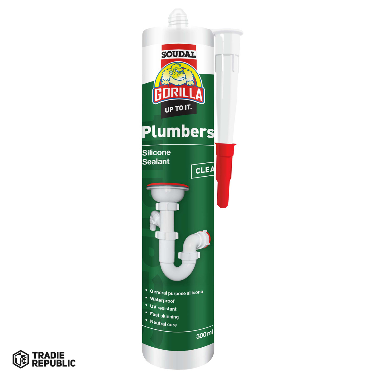19305 Gorilla Plumbers Silicone Clear