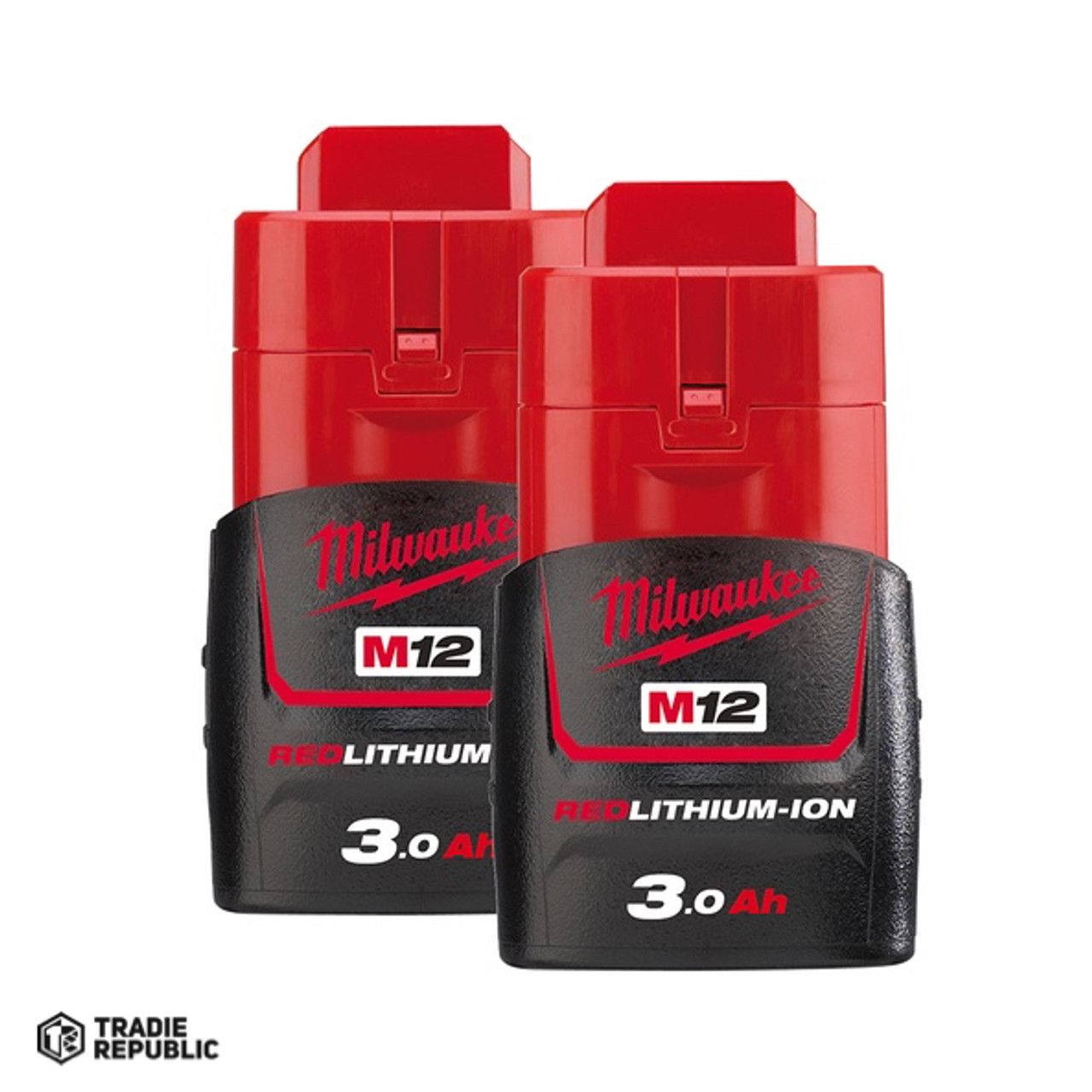 M12B32 Milwaukee M12 Battery Dual Pack 3.0AH
