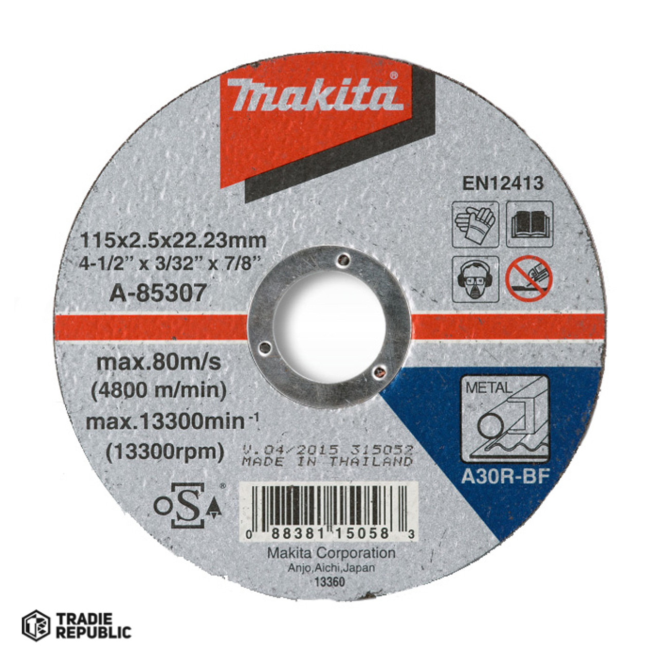 D-20454-10 Makita 10PCS CUT-OFF Wheel 230x2.5mm