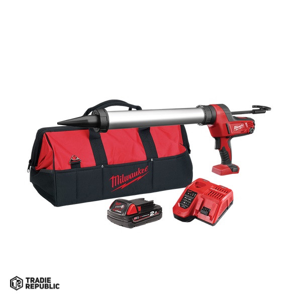 Milwaukee M18 600ml Caulking Gun kit Tradie Republic