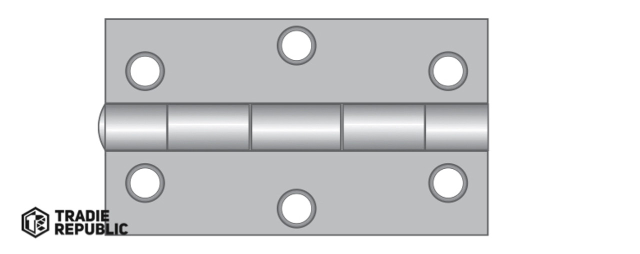 H100LZ Fortress 100x75 Loose Pin Hinge Zinc