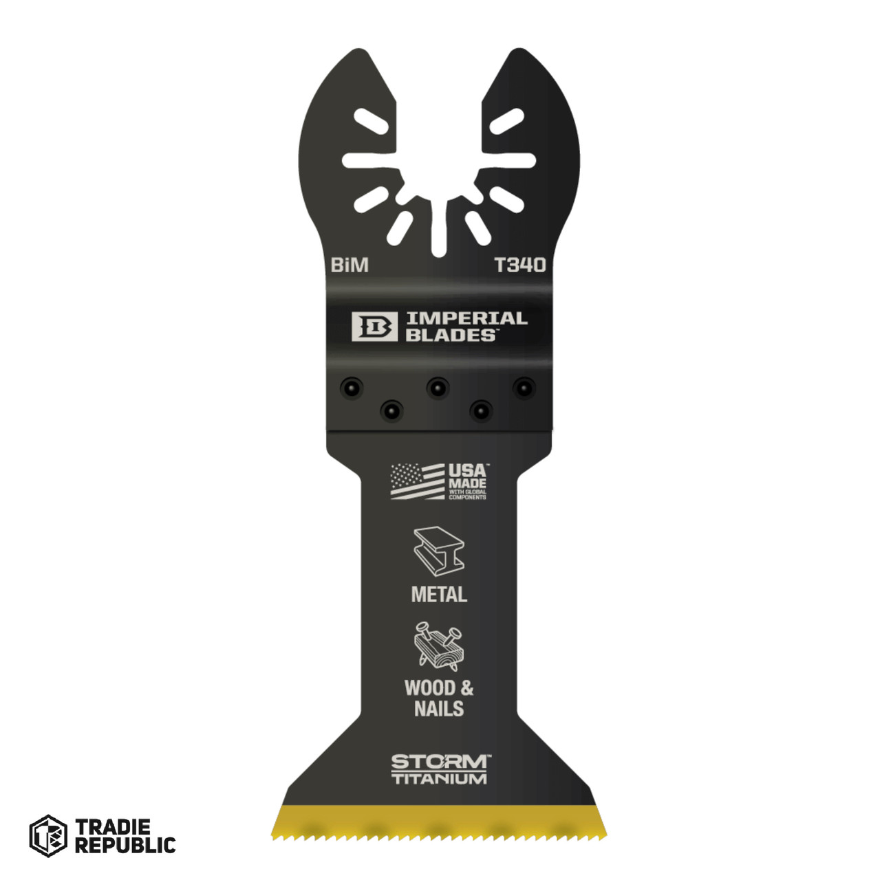 Imperial Blades 44mm ONE FIT™ Storm Titanium Metal Blade 10 Pack