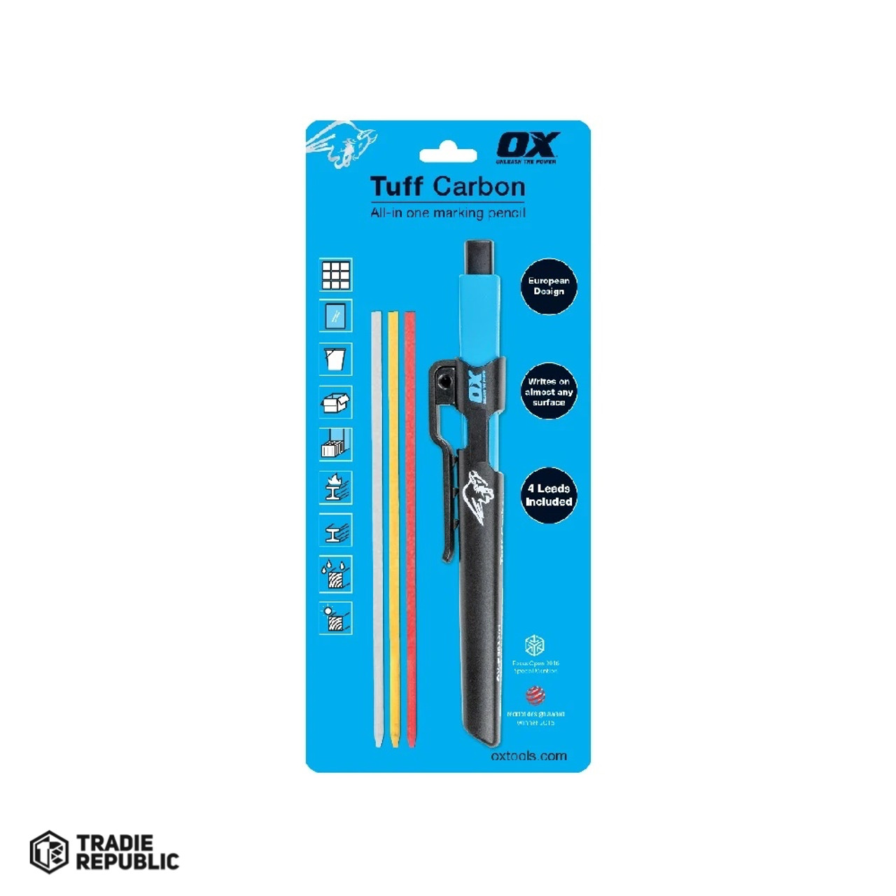 OX-P503210 OX Tuff Carbon - Marking Pencil Value Pack with refils