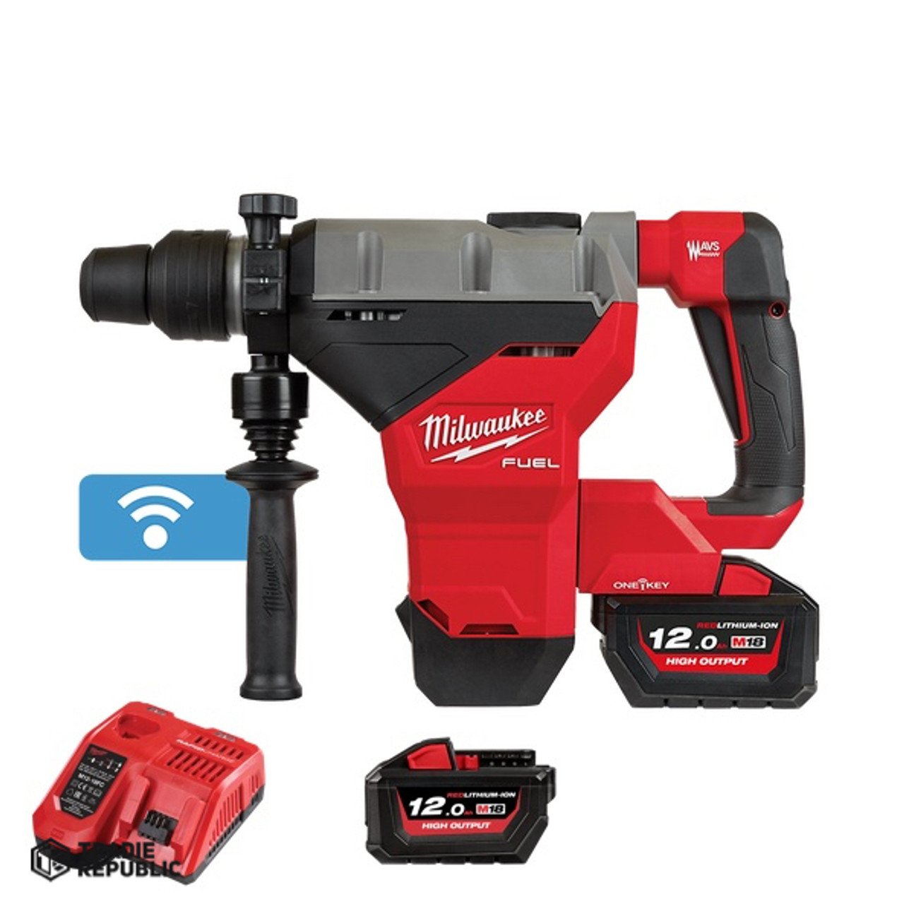 M18FHM-122C Milwaukee M18 Fuel SDS Max Rot Hammer-12Ah Kit