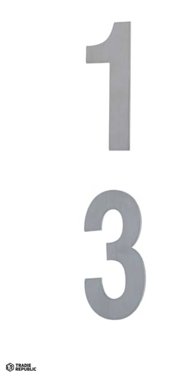 521SS1558 Miles Nelson SS Number 8 - Self Adhesive 155cm Letterbox Number