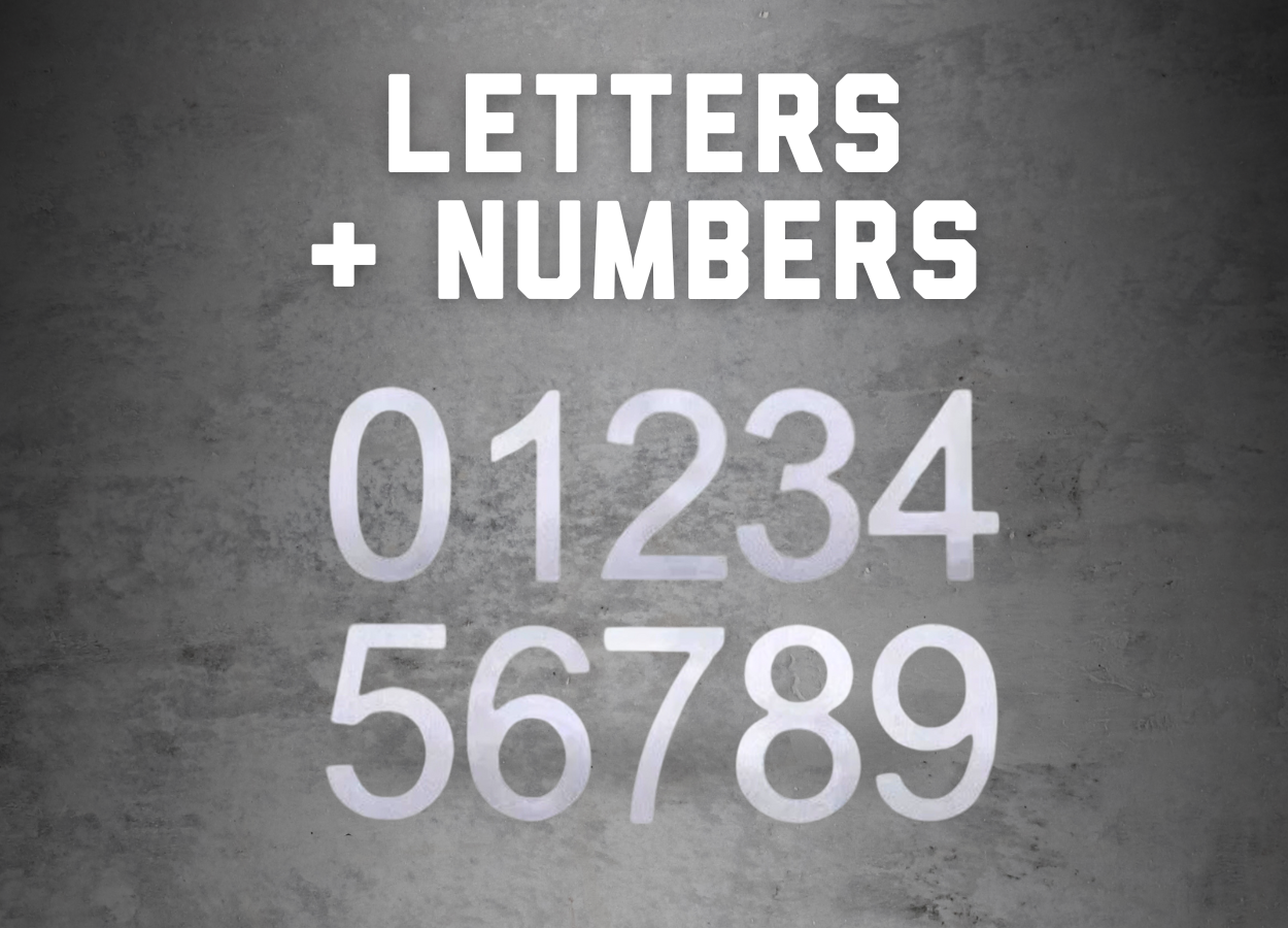 Letters & Numbers