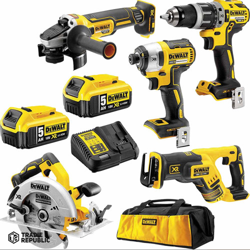 DCK560P2-XE DeWalt DCK560P2-XE 18V XR Li-Ion 5pc Combination Kit 5.0Ah