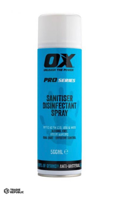 OX-P350650 OX Sanitiser Spray 500ml