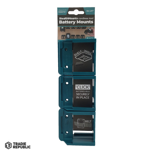 BMMK18BLU6 StealthMounts Battery Mounts For Makita 18v - 6pack